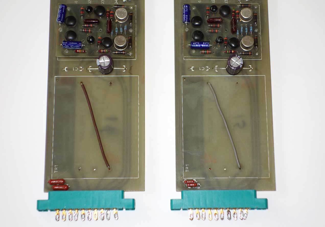 Vintage Flickinger 736-2 Preamp Channel Cards