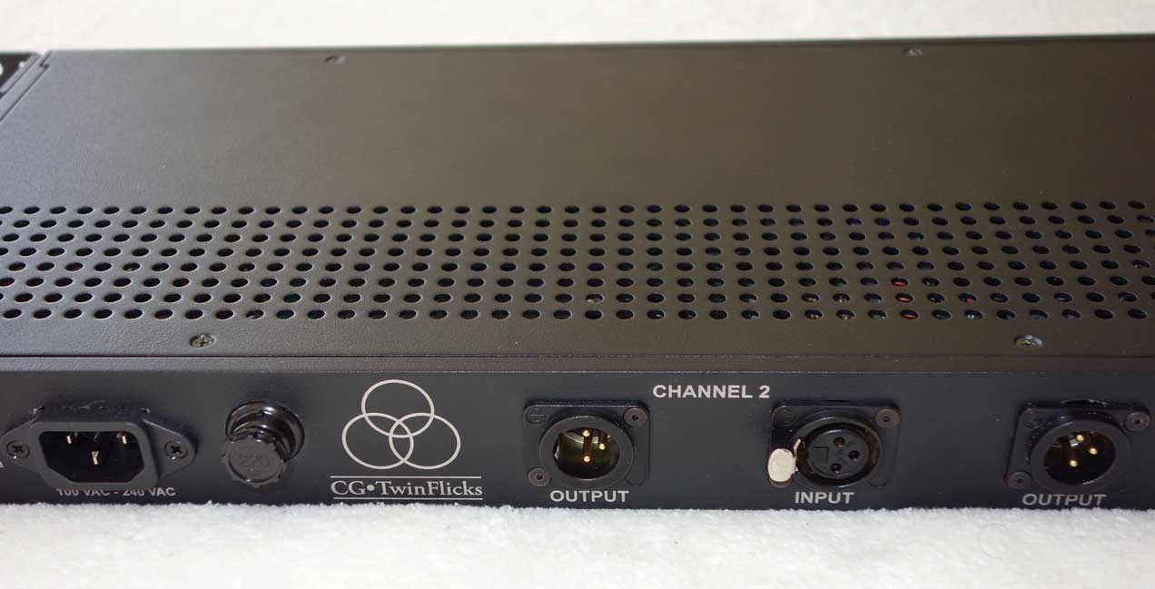 Flickinger Audio TwinFlicks Dual Channel 50 dB Mic Pre Racked with Vintage 1972 Flickinger Channels from Ray Stevens Sound Lab Nashville 32 Ch. Console