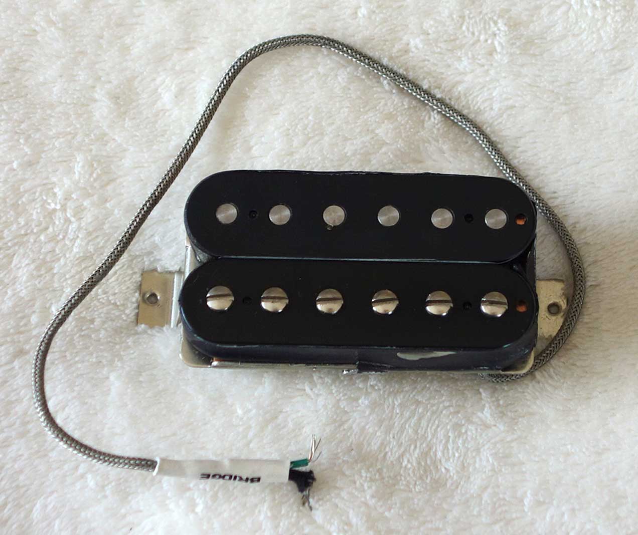 Used Set of Gibson 490R / 498T Humbucking Pickups, w/o Covers, w/Clear Neck Bobbin!!