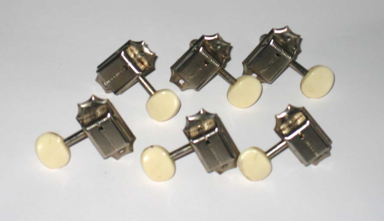 VINTAGE 1959 Kluson Deluxe Tuner Set for Gibson ES225, ES330 Guitars