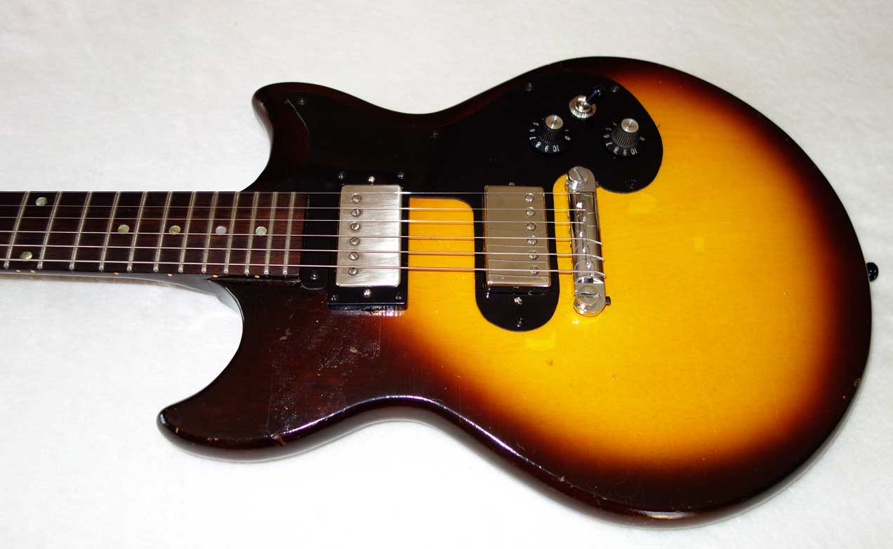 Vintage 1965 Epiphone Olympic Special / Gibson Melody Maker w/'57 Classics HB Mod, Tele Side-Mount Jack
