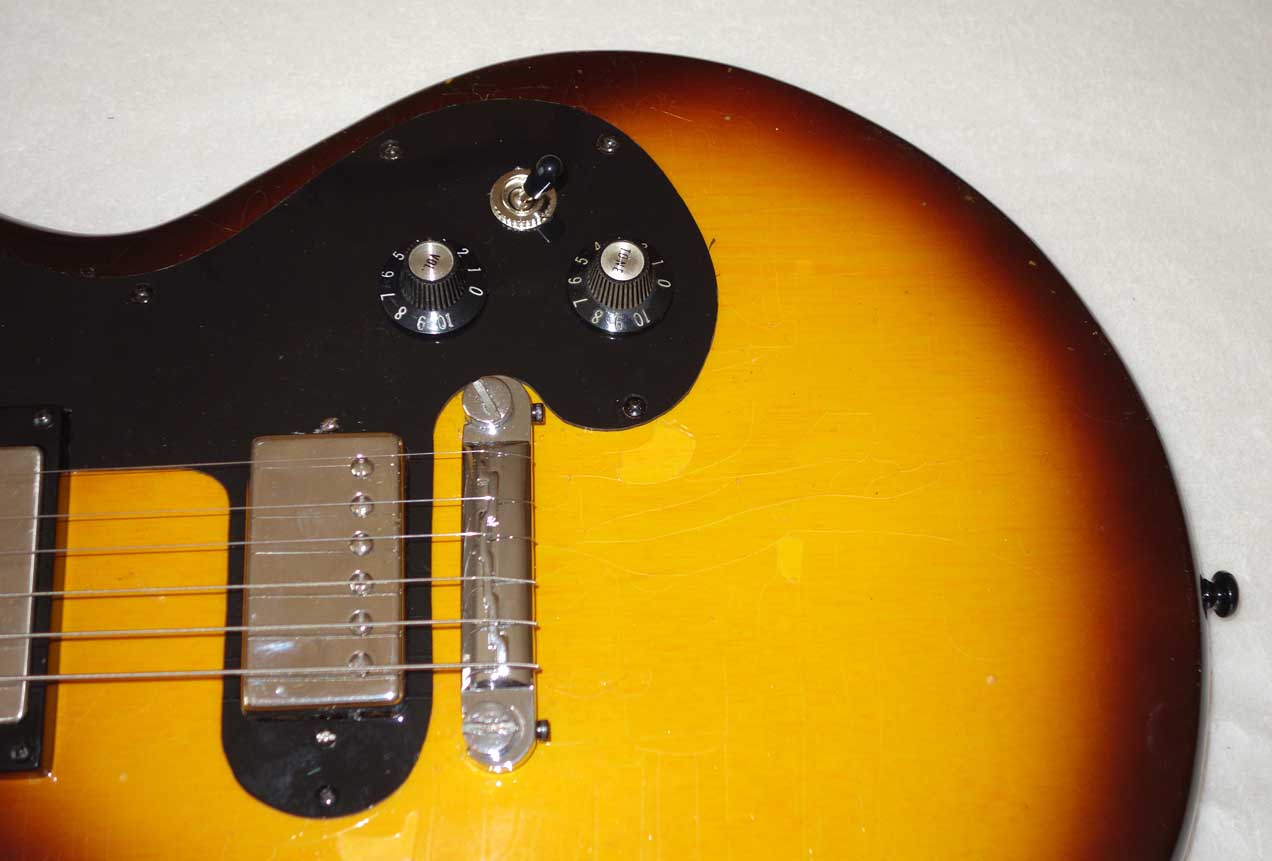 Vintage 1965 Epiphone Olympic Special / Gibson Melody Maker w/'57 Classics HB Mod, Tele Side-Mount Jack