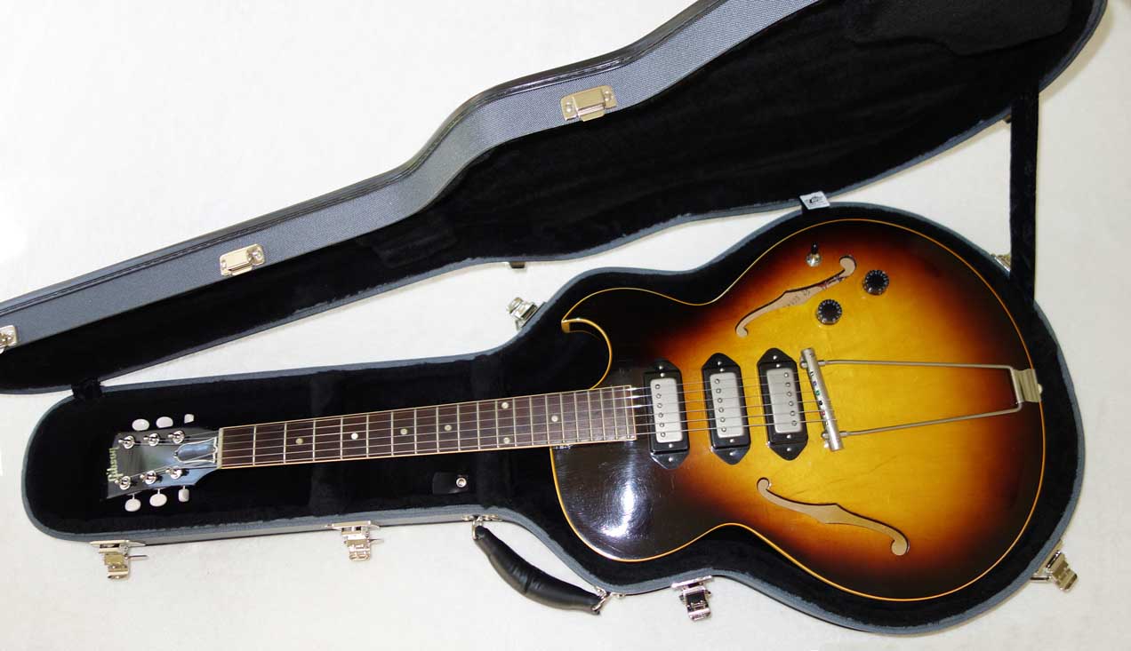 VINTAGE 1956 Gibson ES225 Guitar, w/3x Rio Grande Dawgbucker PUs, 6-Way Switch, Ameritage Case