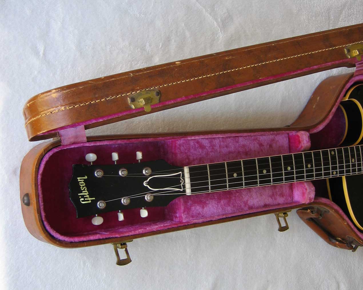 VINTAGE 1959 Stone Case Co. Lifton-Style Case for Gibson ES225, ES330, ES335 Electric Guitars