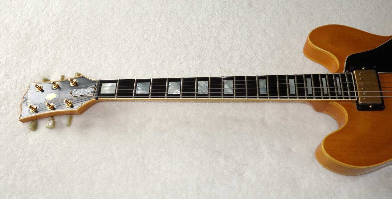 Vintage 1984 Gibson ES-347 Thinline Elecric Guitar w/Hardshell Case, Natural Finish