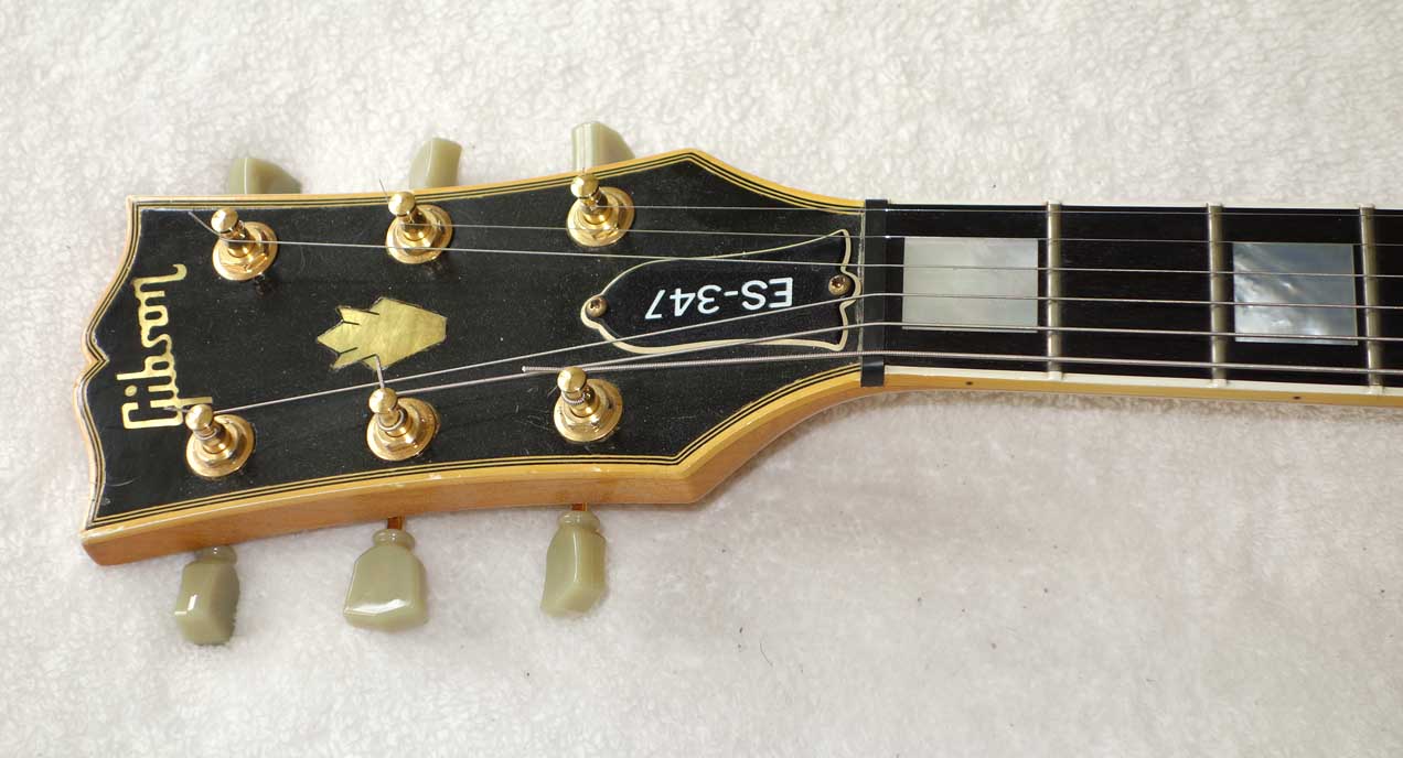 Vintage 1984 Gibson ES-347 Thinline Elecric Guitar w/Hardshell Case, Natural Finish