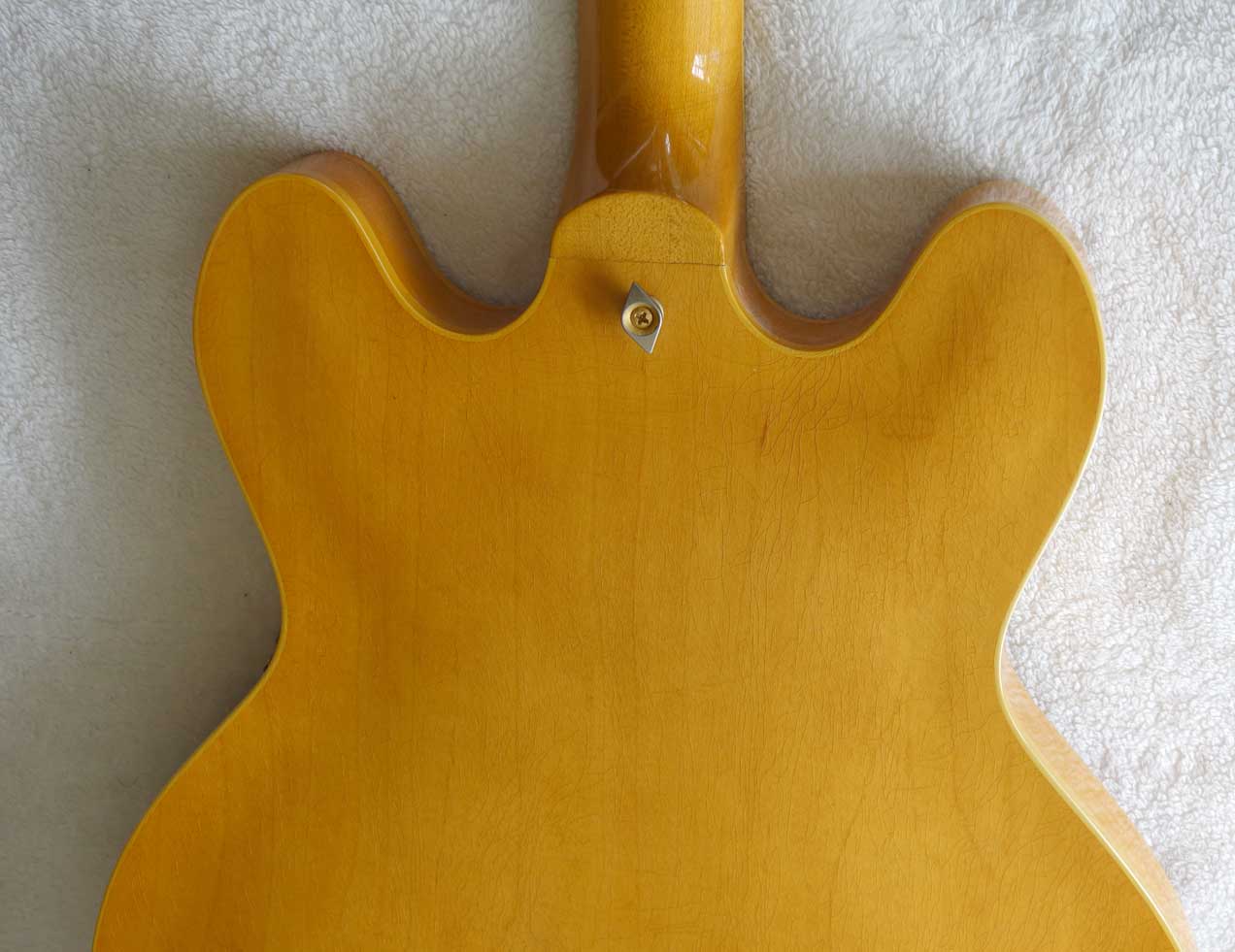Vintage 1984 Gibson ES-347 Thinline Elecric Guitar w/Hardshell Case, Natural Finish