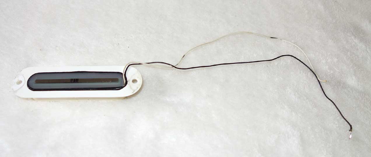 Vintage 1965 Gibson MELODY MAKER Neck Pickup 7.05K w/White Cover, Mounting Plate, Mounting Screws, Washers