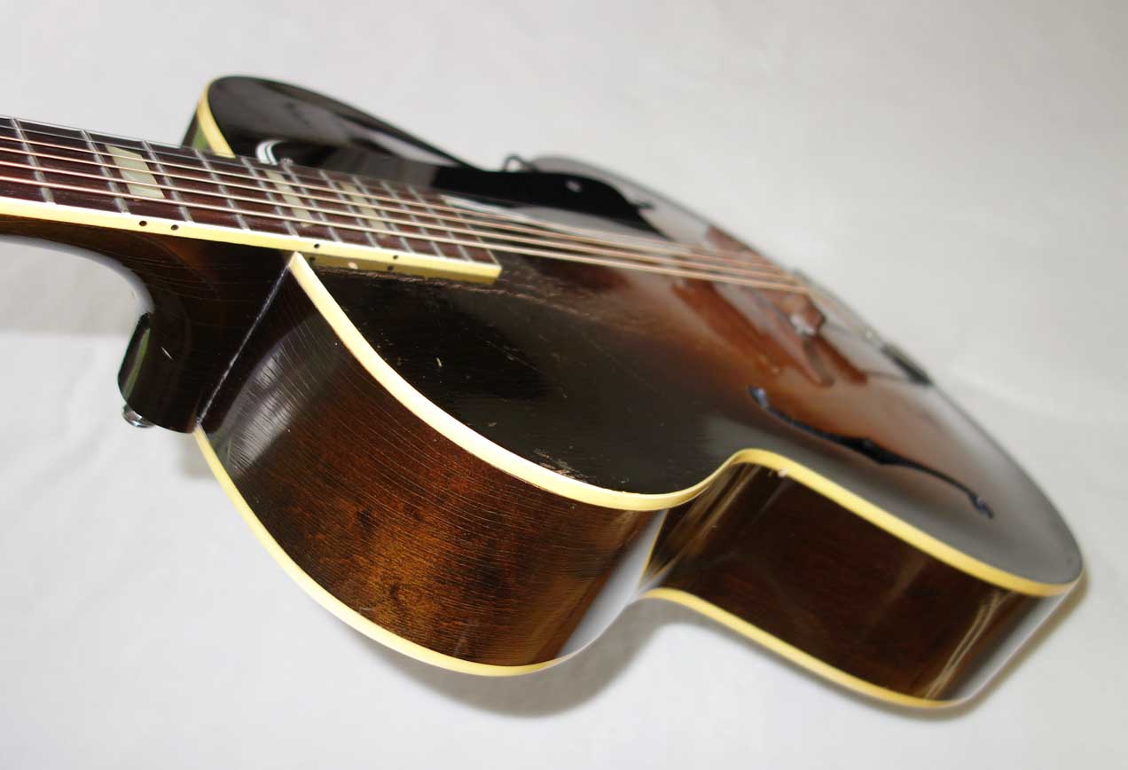 Vintage Gibson L50 Archtop Guitar w/Case, Sunburst Finish