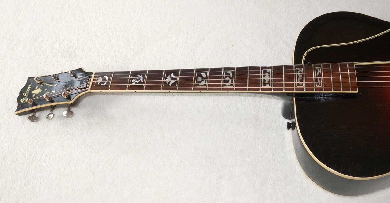 Vintage 1937 Gibson L7 Acoustic Archtop Guitar w/Original Case, Picture Frame Inlays