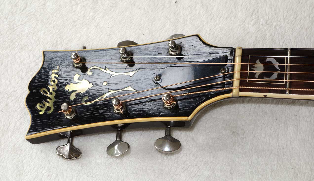Vintage 1937 Gibson L7 Acoustic Archtop Guitar w/Original Case, Picture Frame Inlays