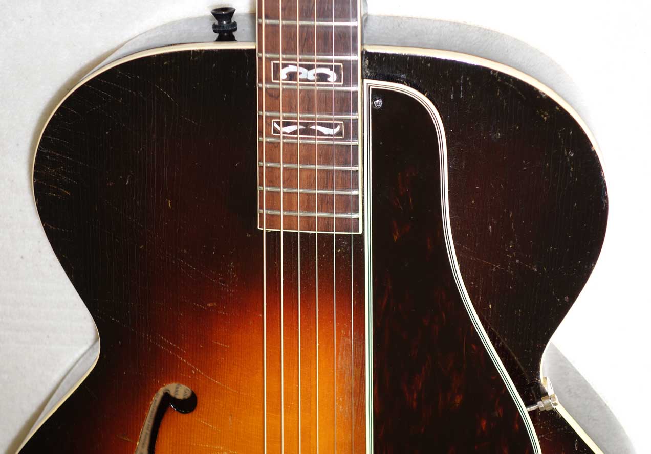 Vintage 1937 Gibson L7 Acoustic Archtop Guitar w/Original Case, Picture Frame Inlays