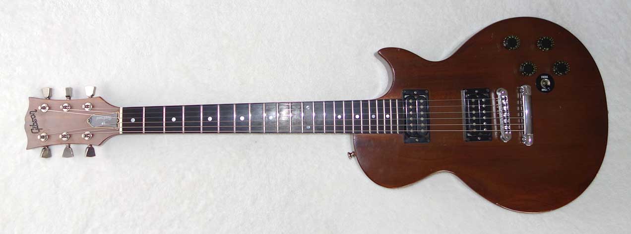 Vintage 1980 Gibson Les Paul LP Firebrand Electric Body in Walnut, T-Top pickups