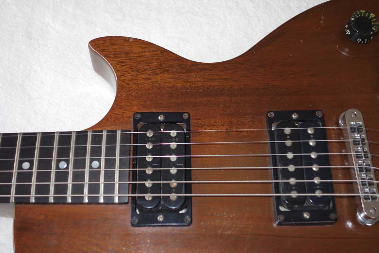 Vintage 1980 Gibson Les Paul LP Firebrand Electric Body in Walnut, T-Top pickups