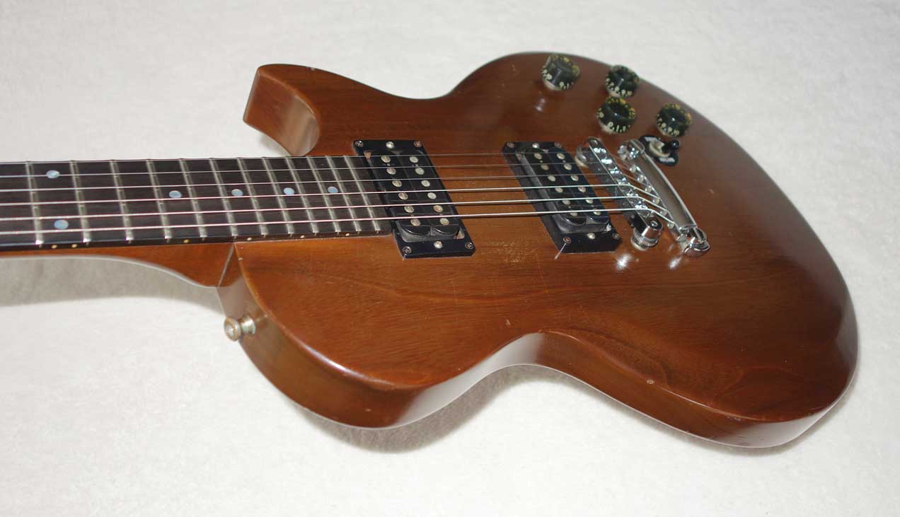 Vintage 1980 Gibson Les Paul LP Firebrand Electric Body in Walnut, T-Top pickups