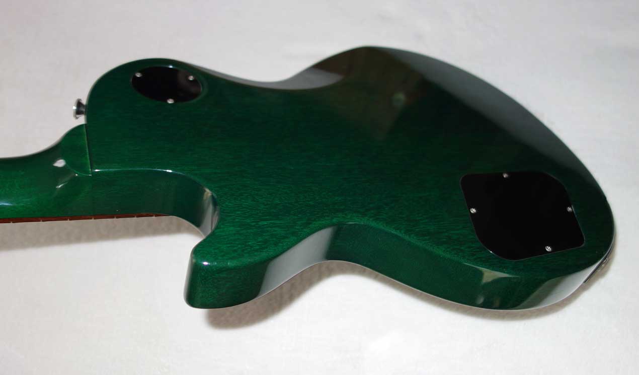 Used 1998 Gibson Les Paul Junior Special w/Rare Translucent Green Finish, Softshell Gig Bag