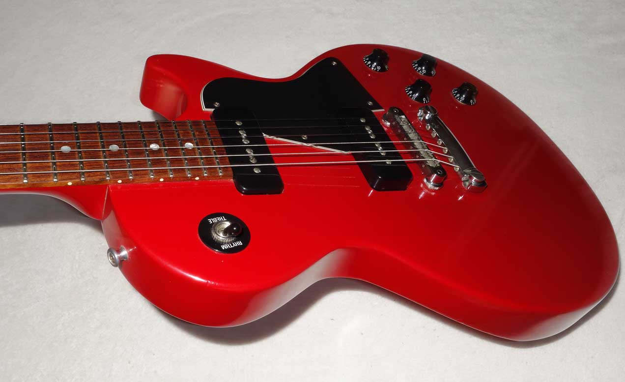 ギター Gibson Les Paul Junior Special Plus 2001 GIBSON 2001 LES PAUL JUNIOR Special Plus Red Flame Maple Top