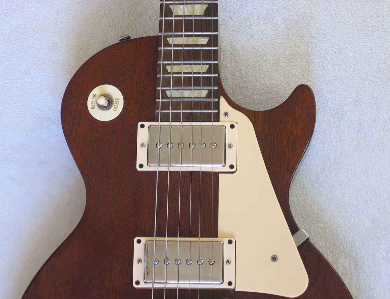 Gibson Les Paul Studio Electric Guitar Upgraded w/Seymour Duncan Single Coil Pickups, w/ Case, Mahogany Top