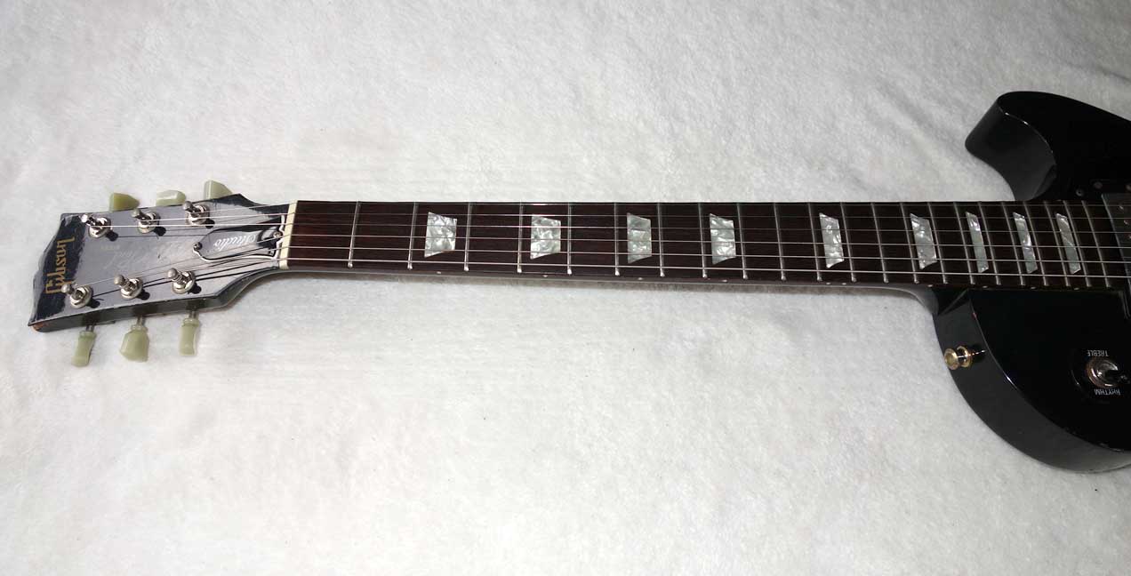 1996 Gibson Les Paul Studio Solid Body Guitar in Ebony / Black