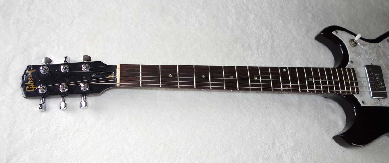 Vintage 1965 Gibson Melody Maker (Refin) w/1970s Embossed Gibson Humbucking Pickups