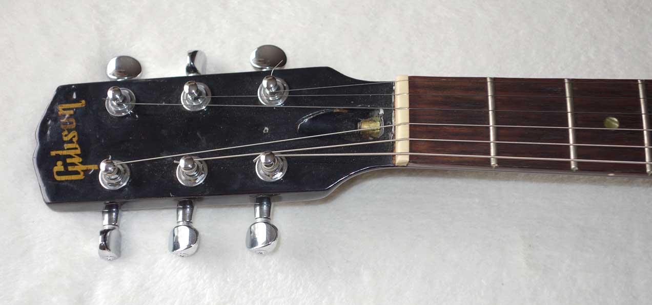 Vintage 1965 Gibson Melody Maker (Refin) w/1970s Embossed Gibson Humbucking Pickups