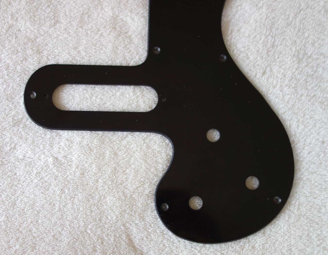 Aftermarket Gibson Melody Maker 1 PU Pickguard w/White Lettering for Vintage 1960-1963 MMs