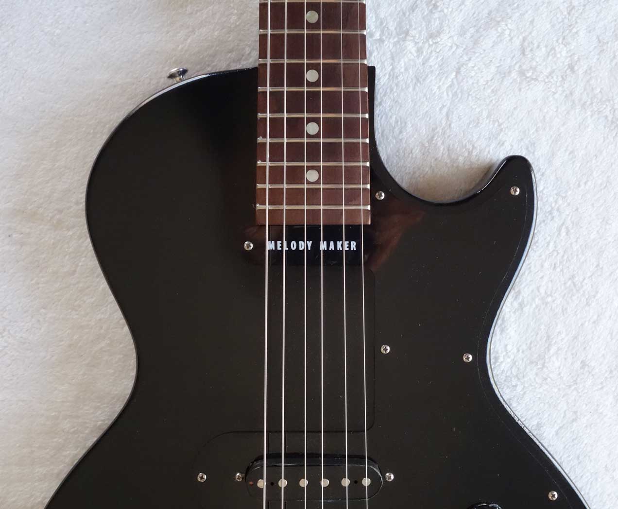 2011 Gibson Melody Maker Reissue, Black, w/1x Single-Coil Pickup