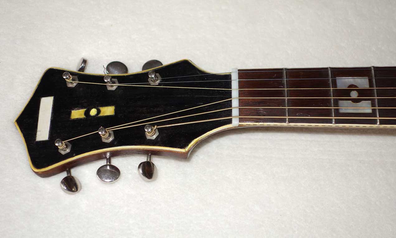 PRE-WAR 1938 Recording King 1124 / M5 (Gibson L4) 16" Archtop w/New Frets, Truss Rod, Fancy Inlays!