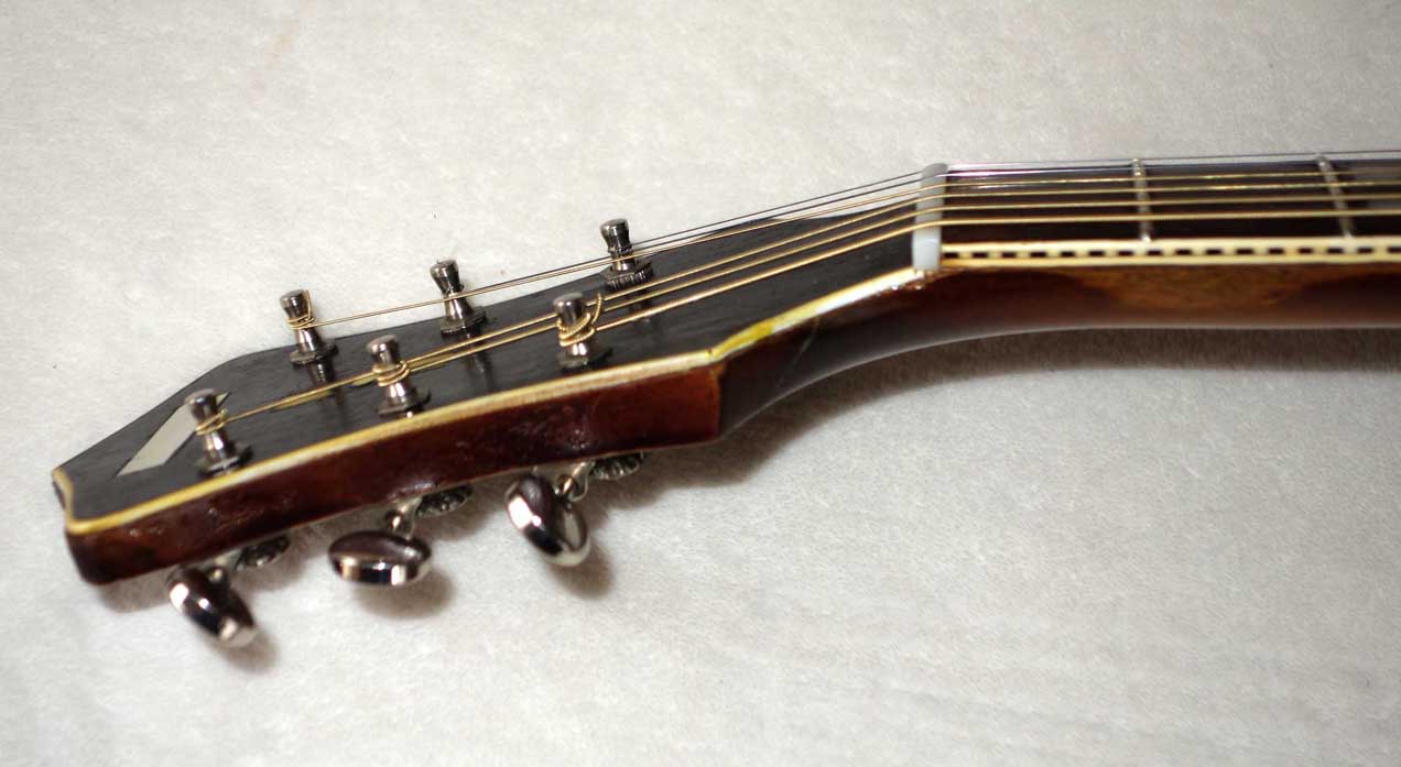 PRE-WAR 1938 Recording King 1124 / M5 (Gibson L4) 16" Archtop w/New Frets, Truss Rod, Fancy Inlays!