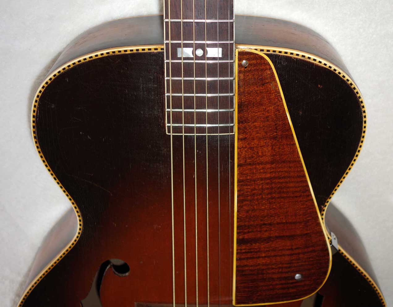 PRE-WAR 1938 Recording King 1124 / M5 (Gibson L4) 16" Archtop w/New Frets, Truss Rod, Fancy Inlays!