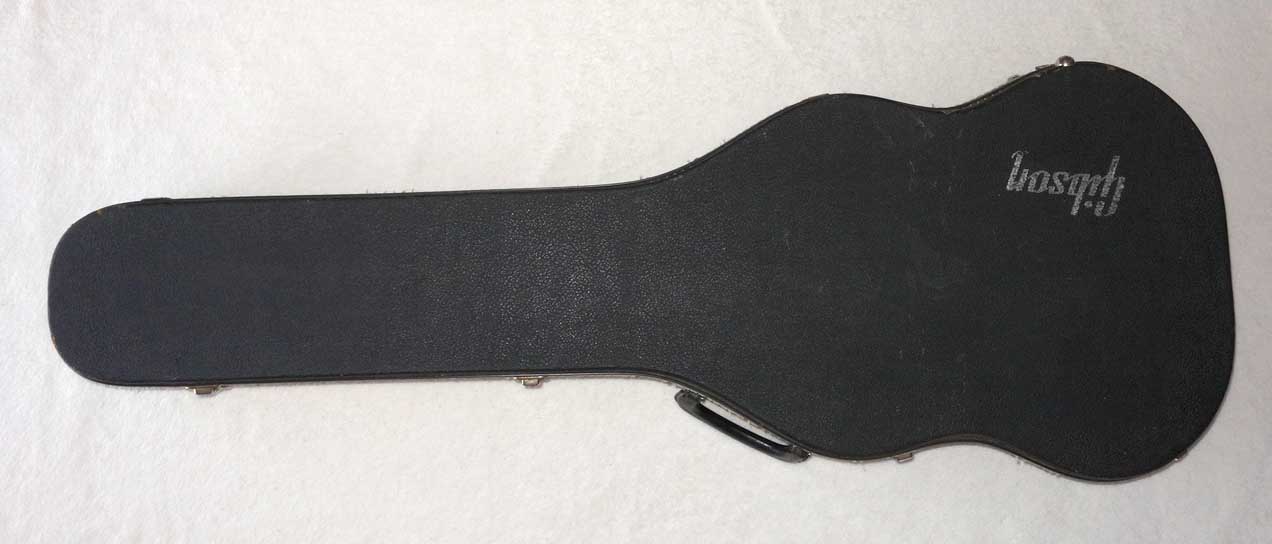 Vintage 1970s GIBSON SG Guitar Case w/Red Lining, Gibson Name Plate