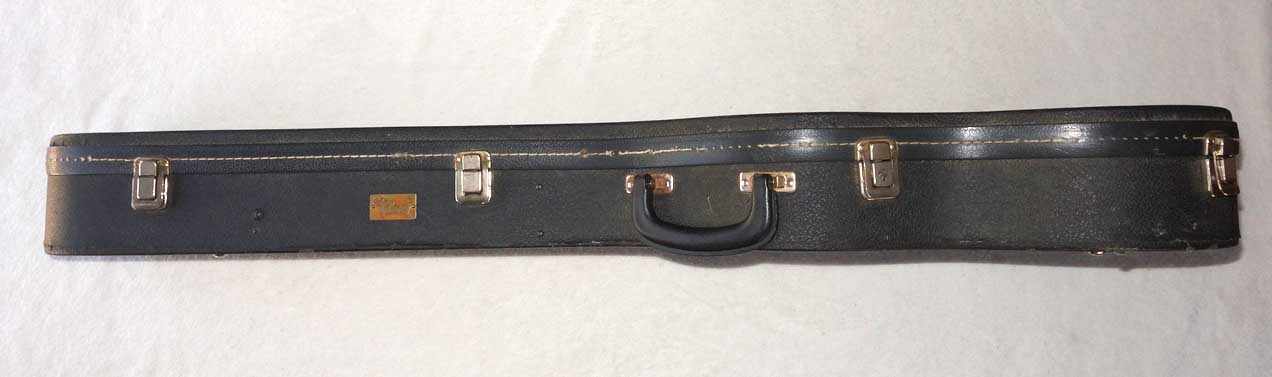 Vintage 1970s GIBSON SG Guitar Case w/Red Lining, Gibson Name Plate