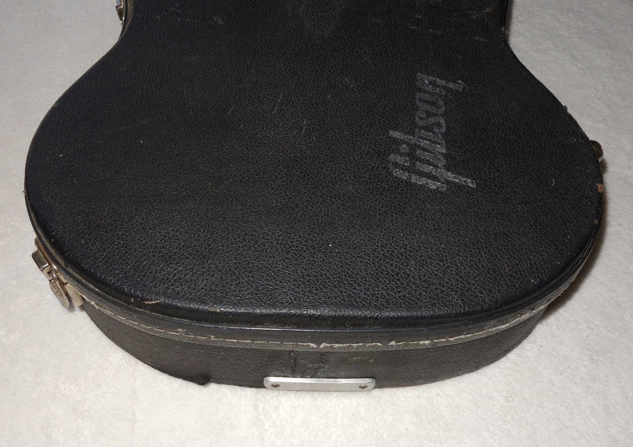 Vintage 1970s GIBSON SG Guitar Case w/Red Lining, Gibson Name Plate
