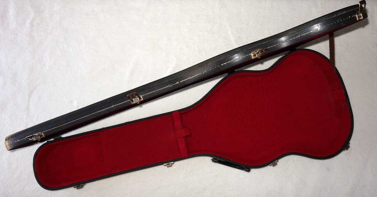 Vintage 1970s GIBSON SG Guitar Case w/Red Lining, Gibson Name Plate