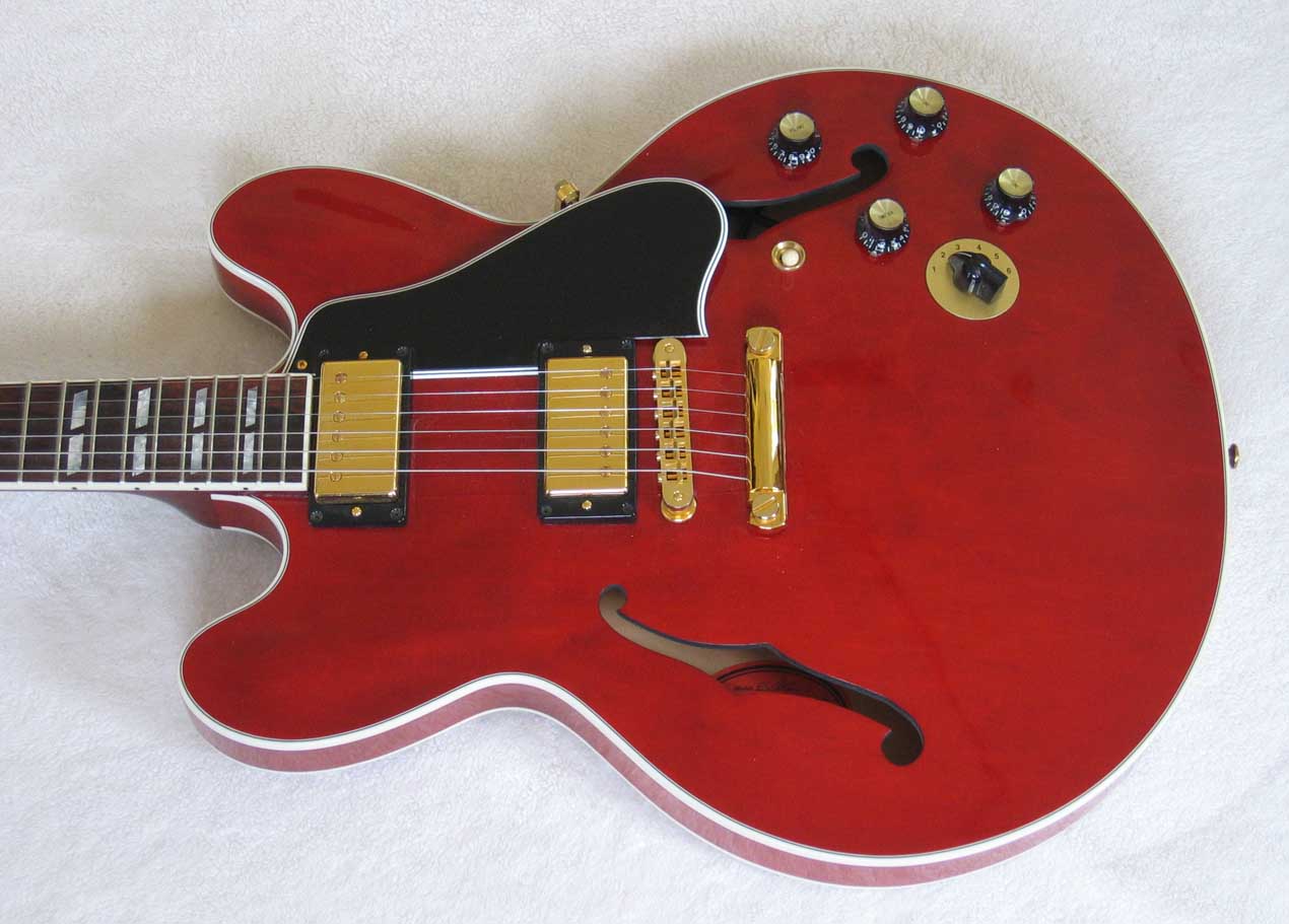 2008 Gibson Custom Shop ES-346 Cherry Red Guitar