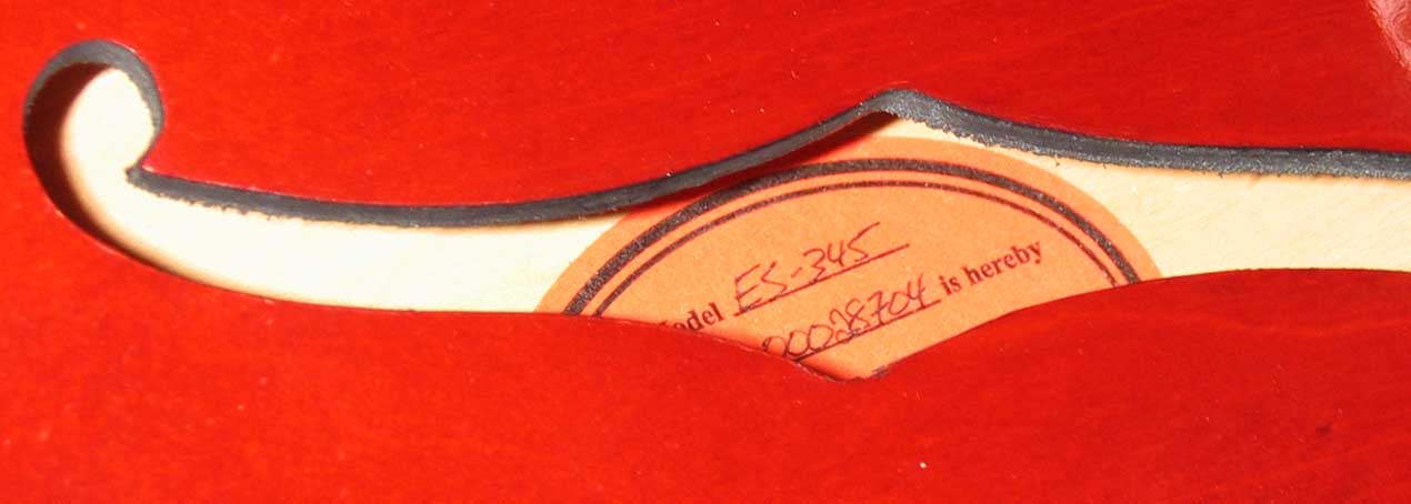 2008 Gibson Custom Shop ES-346 Cherry Red Guitar