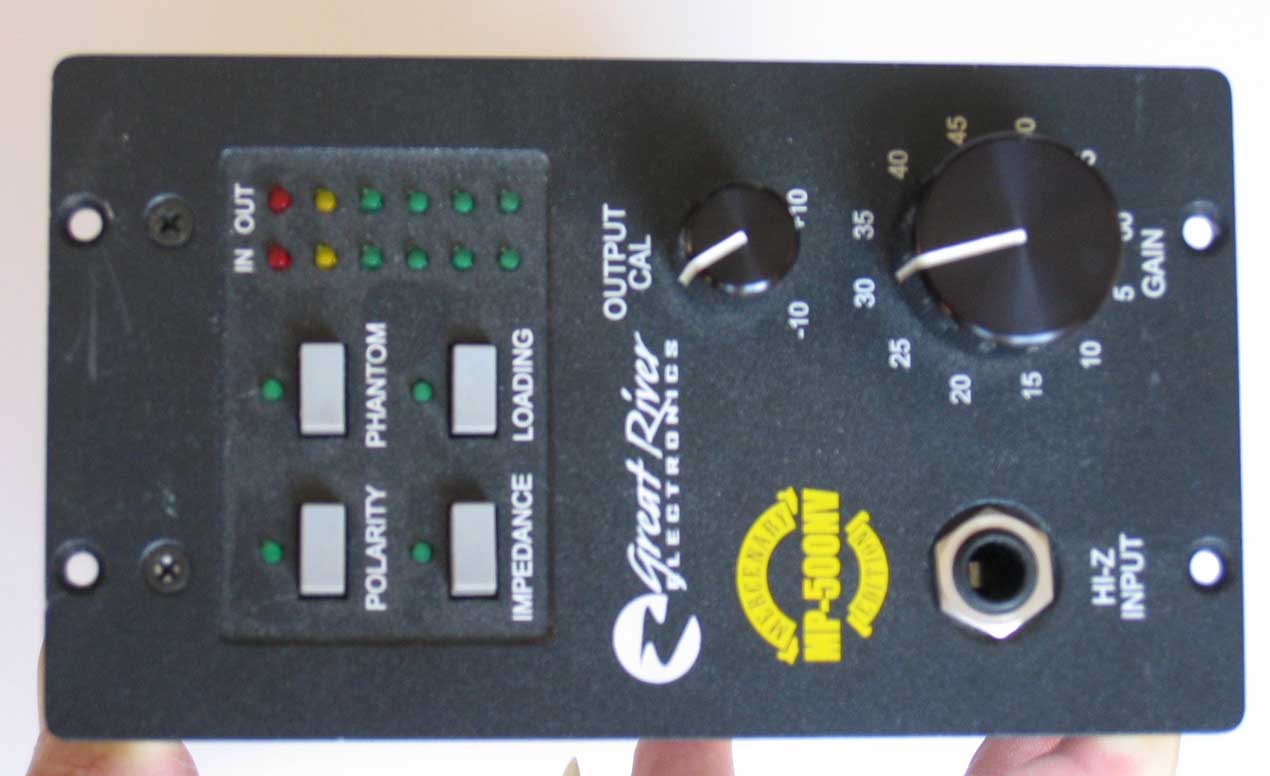 Great River MP-500NV Mic Pre for 500-Series Racks [Neve-Style]