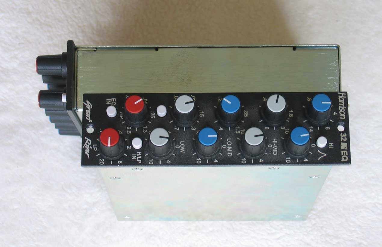 NEAR-MINT Great River Harrison 32 EQ Modules for 500 Series Racks and API 1608 Console