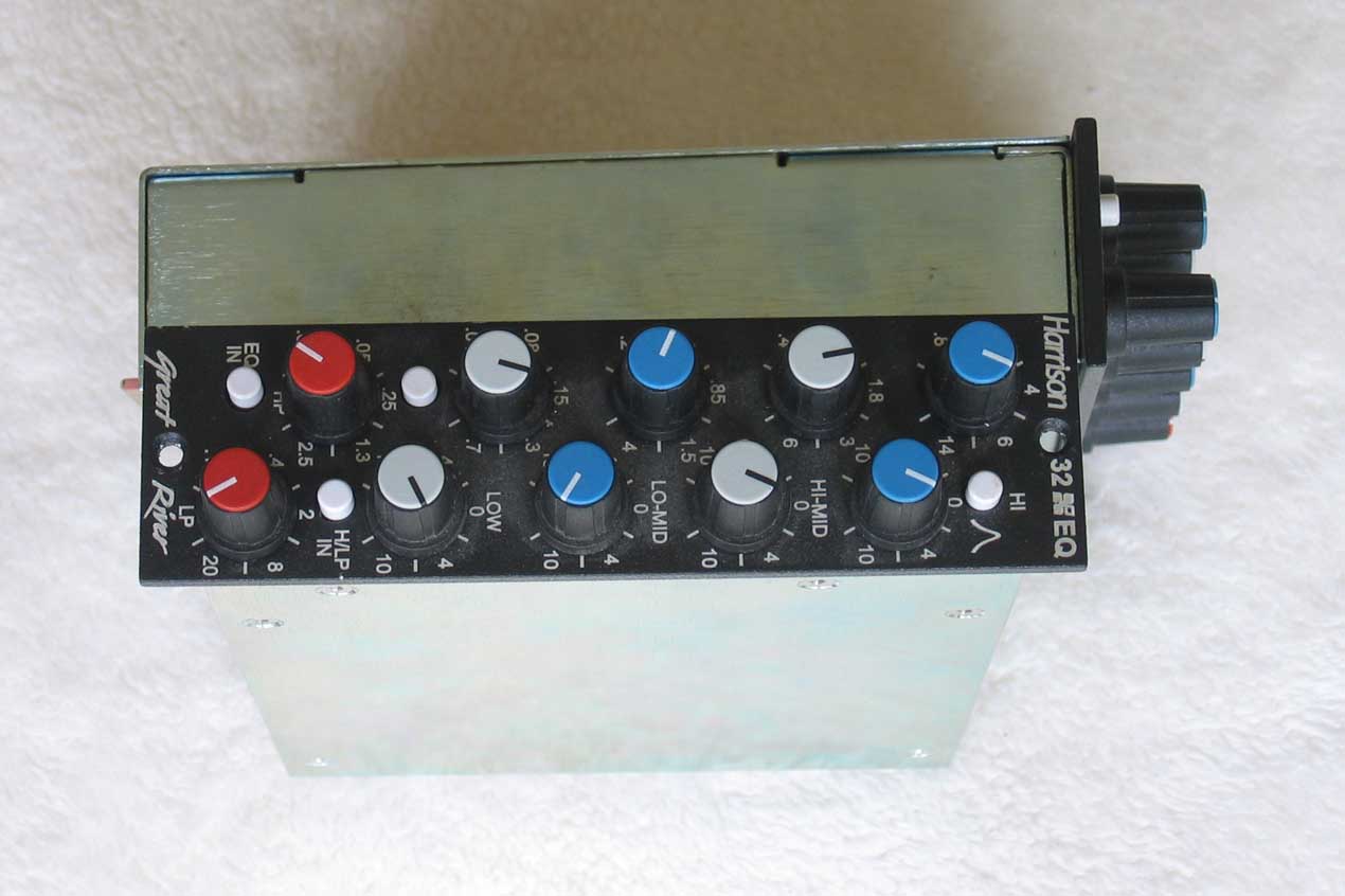 NEAR-MINT Great River Harrison 32 EQ Modules for 500 Series Racks and API 1608 Console