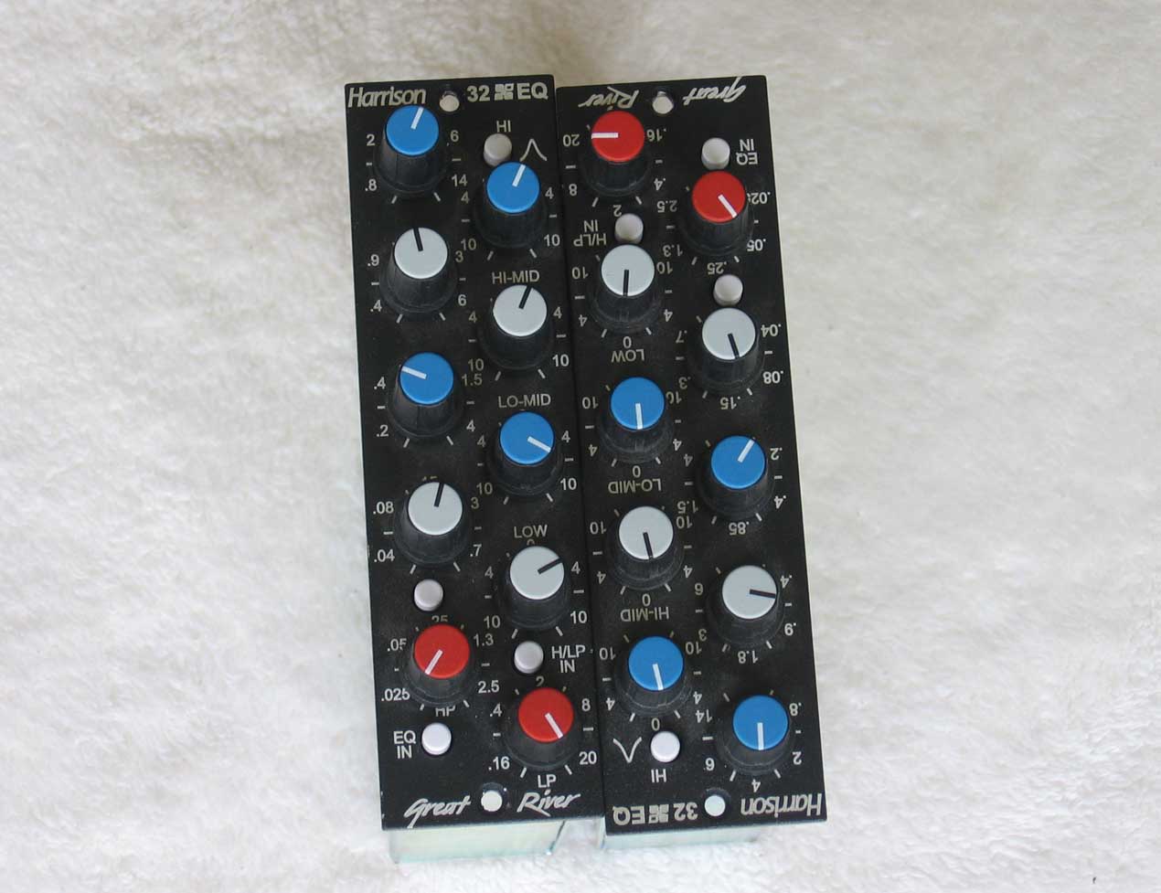NEAR-MINT Great River Harrison 32 EQ Modules for 500 Series Racks and API 1608 Console
