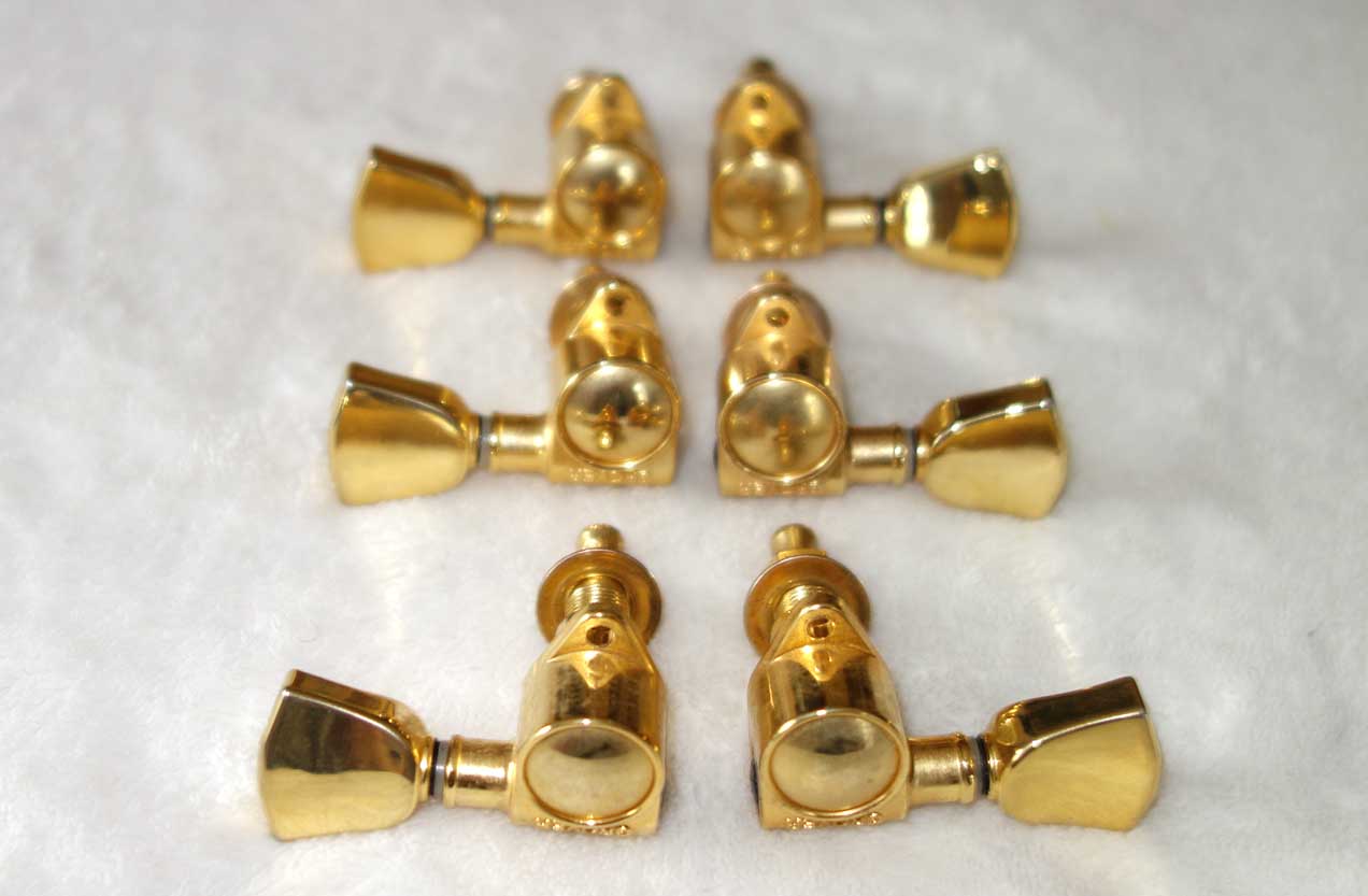 Genuine Gibson / Grover GOLD Tulip Keystone Tuners from 2004 Gibson Les Paul Custom