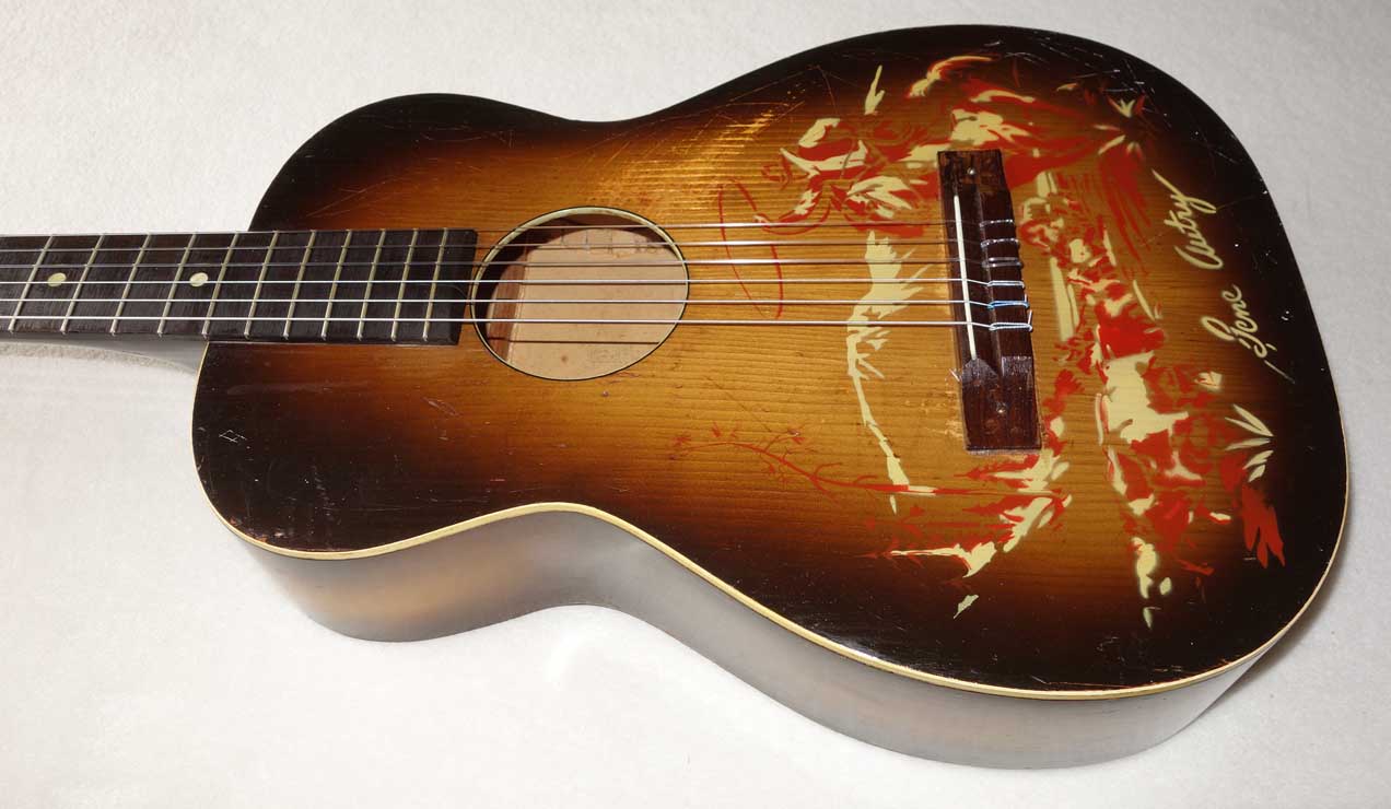 Vintage Harmony Melody Ranch Gene Autry Guitar