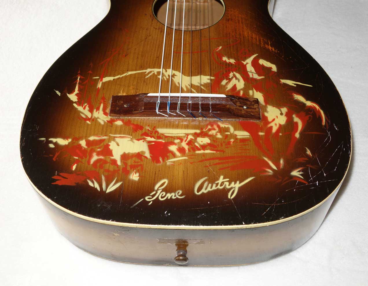 Vintage Harmony Melody Ranch Gene Autry Guitar