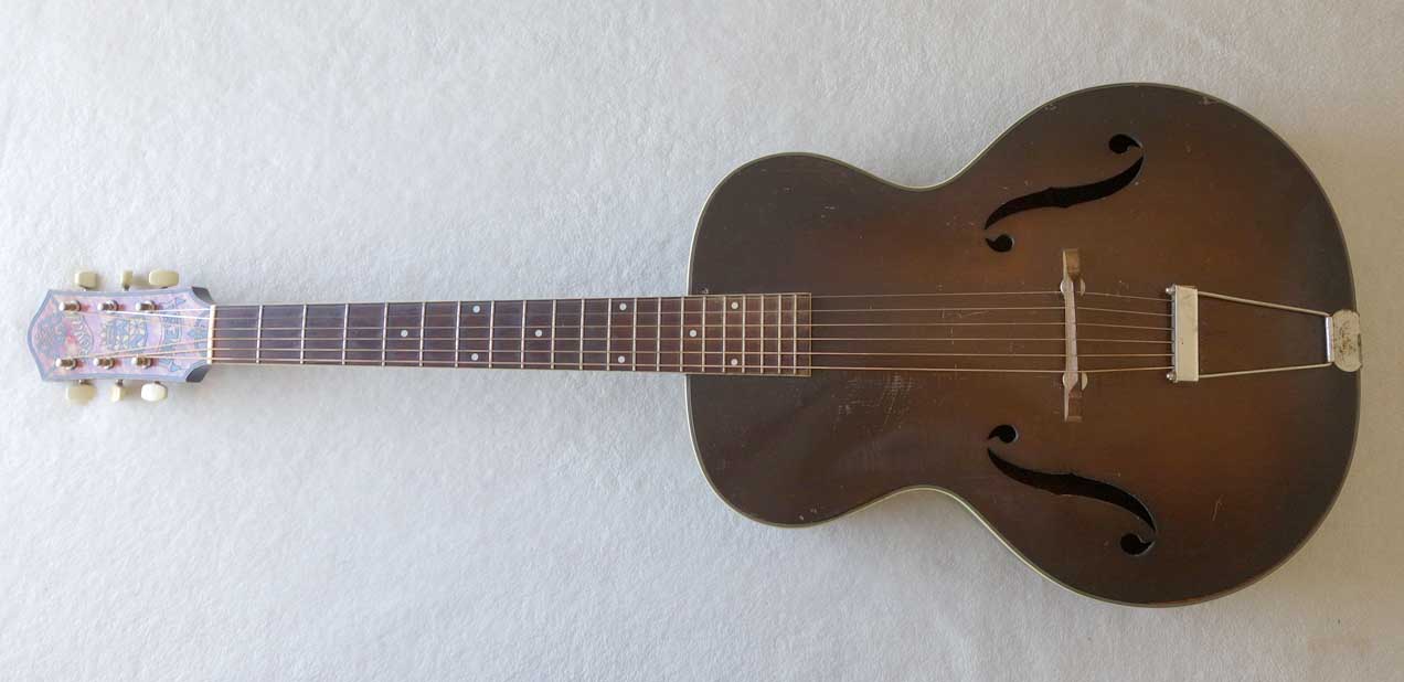Vintage 1930s Harmony Royal 15.5" Archtop, Spruce/Walnut