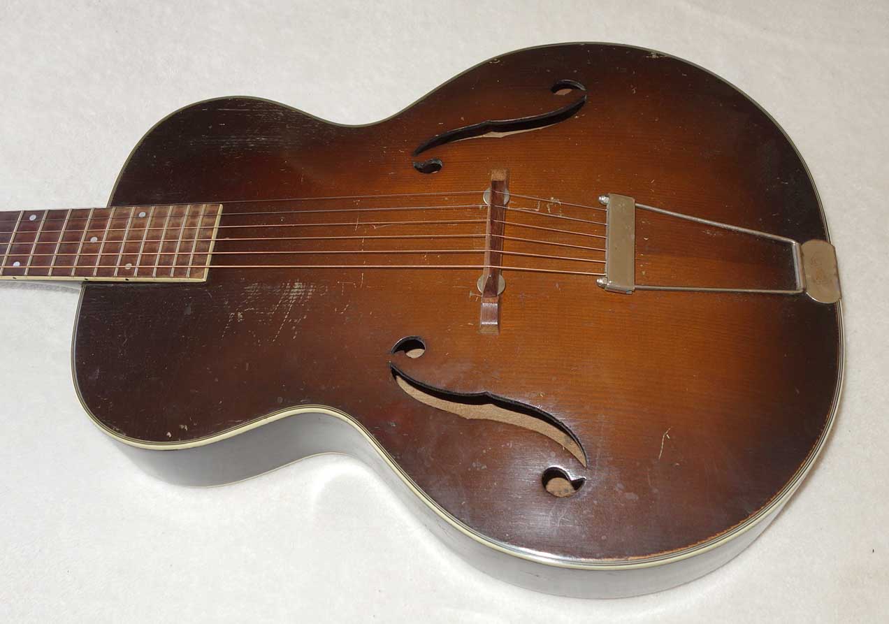 Vintage 1930s Harmony Royal 15.5" Archtop, Spruce/Walnut