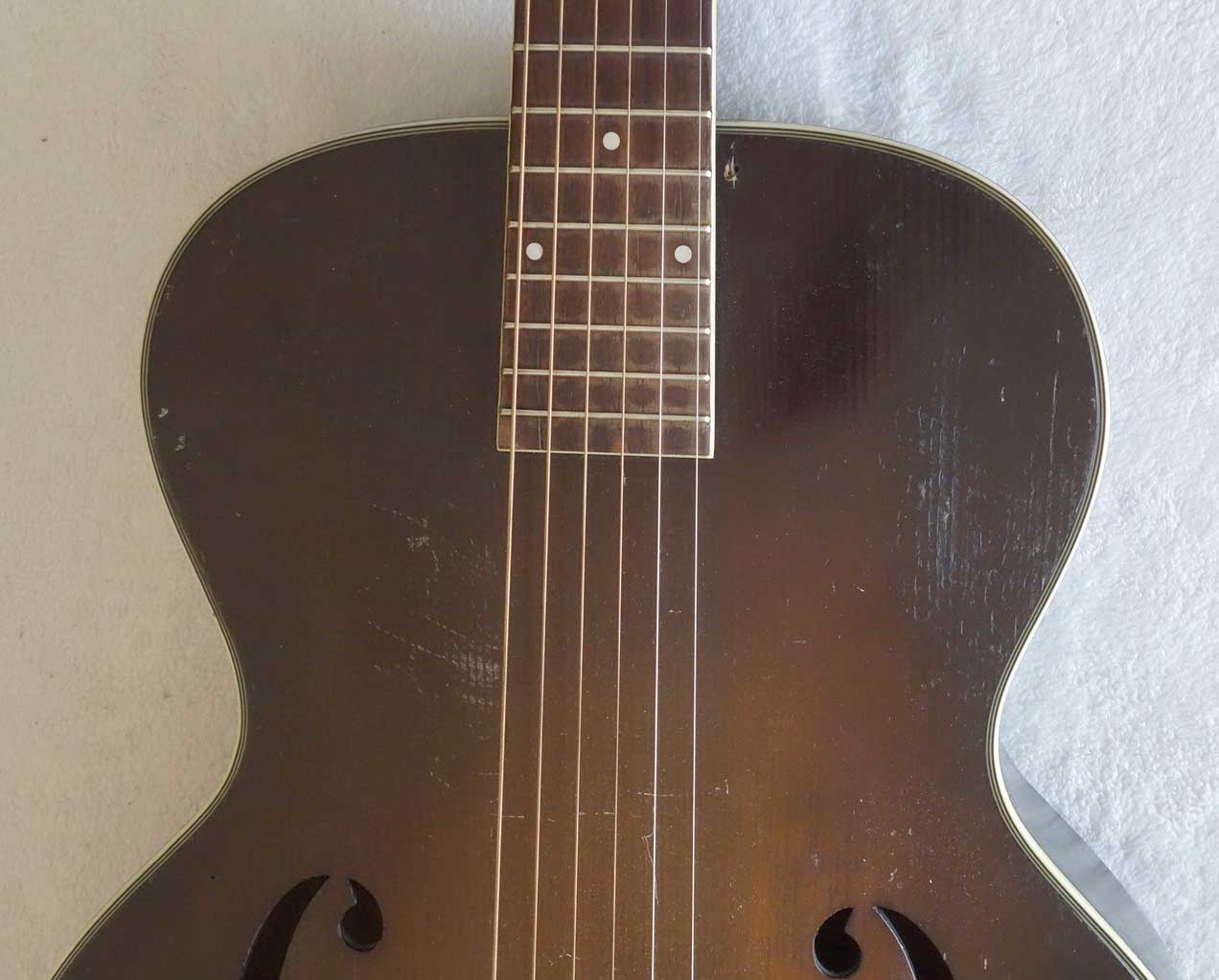 Vintage 1930s Harmony Royal 15.5" Archtop, Spruce/Walnut