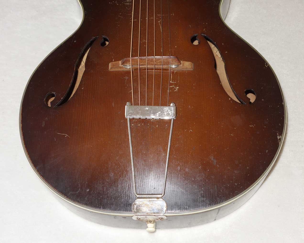 Vintage 1930s Harmony Royal 15.5" Archtop, Spruce/Walnut