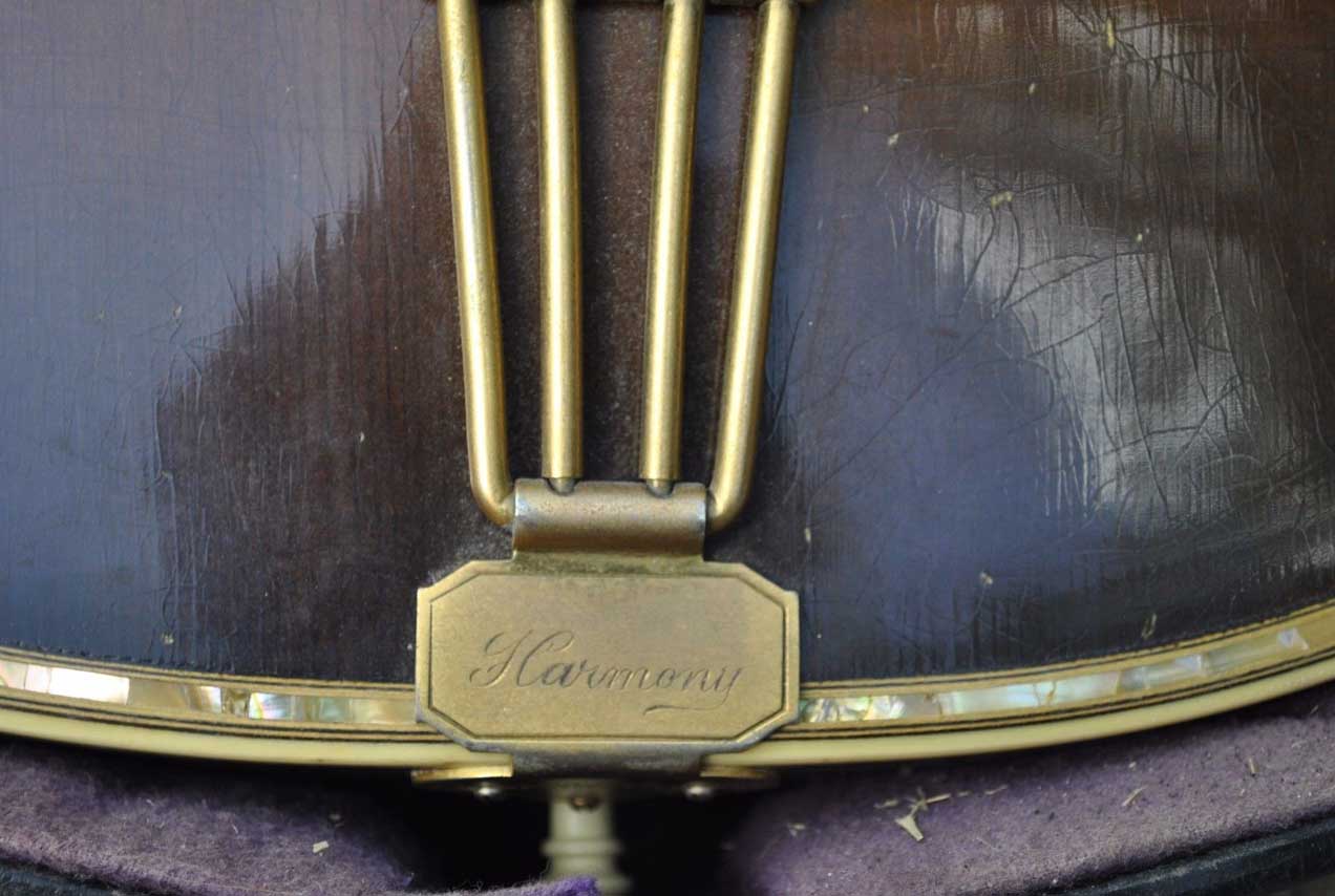Vintage 1930s Harmony Supreme Crest Archtop Guitar