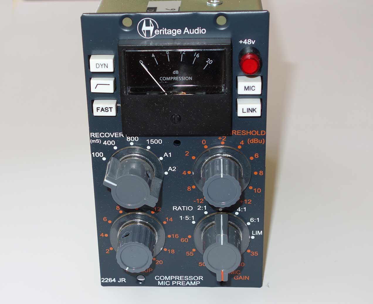 Heritage Audio 2264JR Neve Style Compressor + 60 dB Neve 1073 Mic Preamp