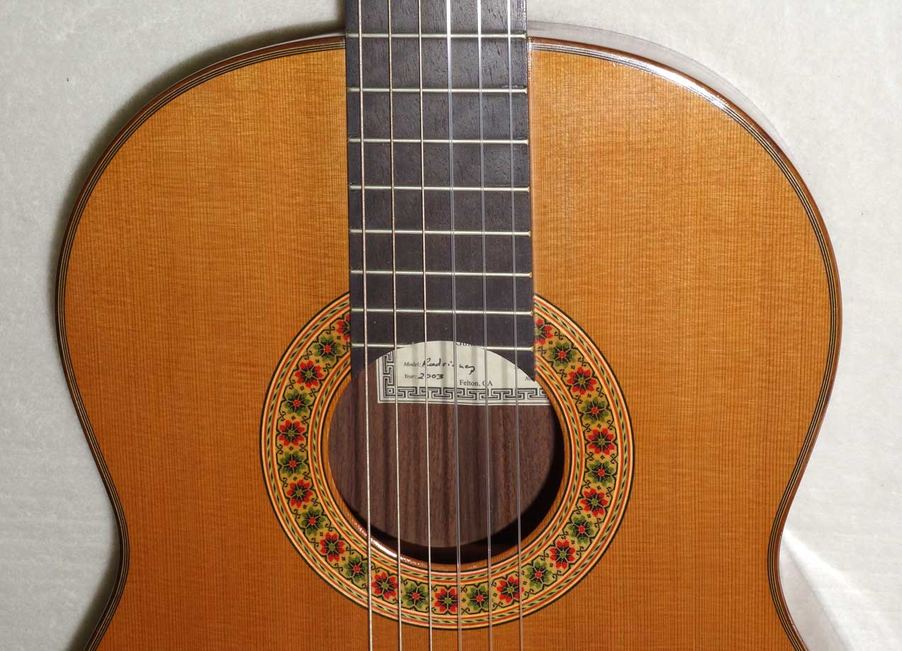 Kenny Hill 2003 Rodriguez Concert Classical Guitar w/Hardshell Case